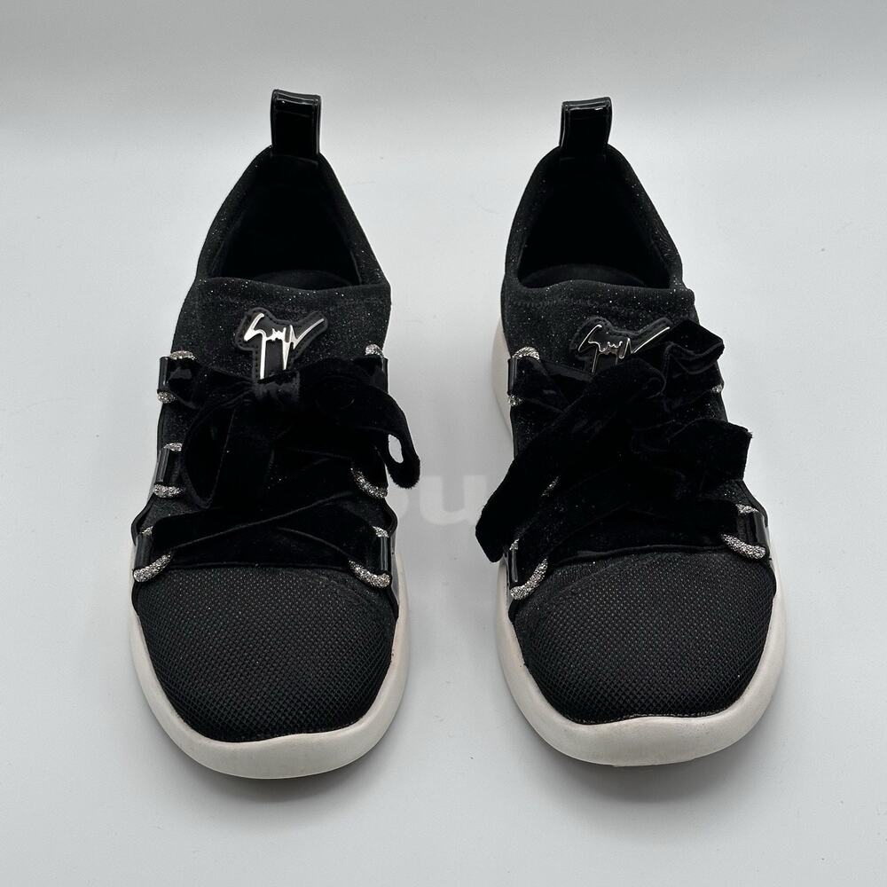 Giuseppe Zanotti Maggie Glittery Sneakers Size EU 39.5 US 8.5/9 Originally $795